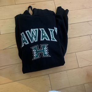 Black Hawaii hoodie no stains